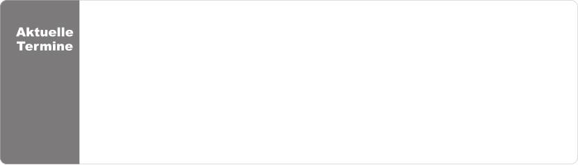 Aktuelle Termine